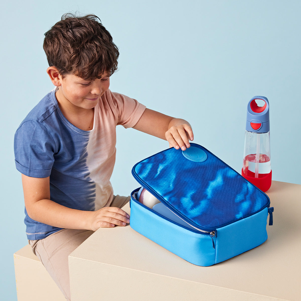 flexi insulated lunch bag - deep blue flexi insulated lunch bag - deep blue