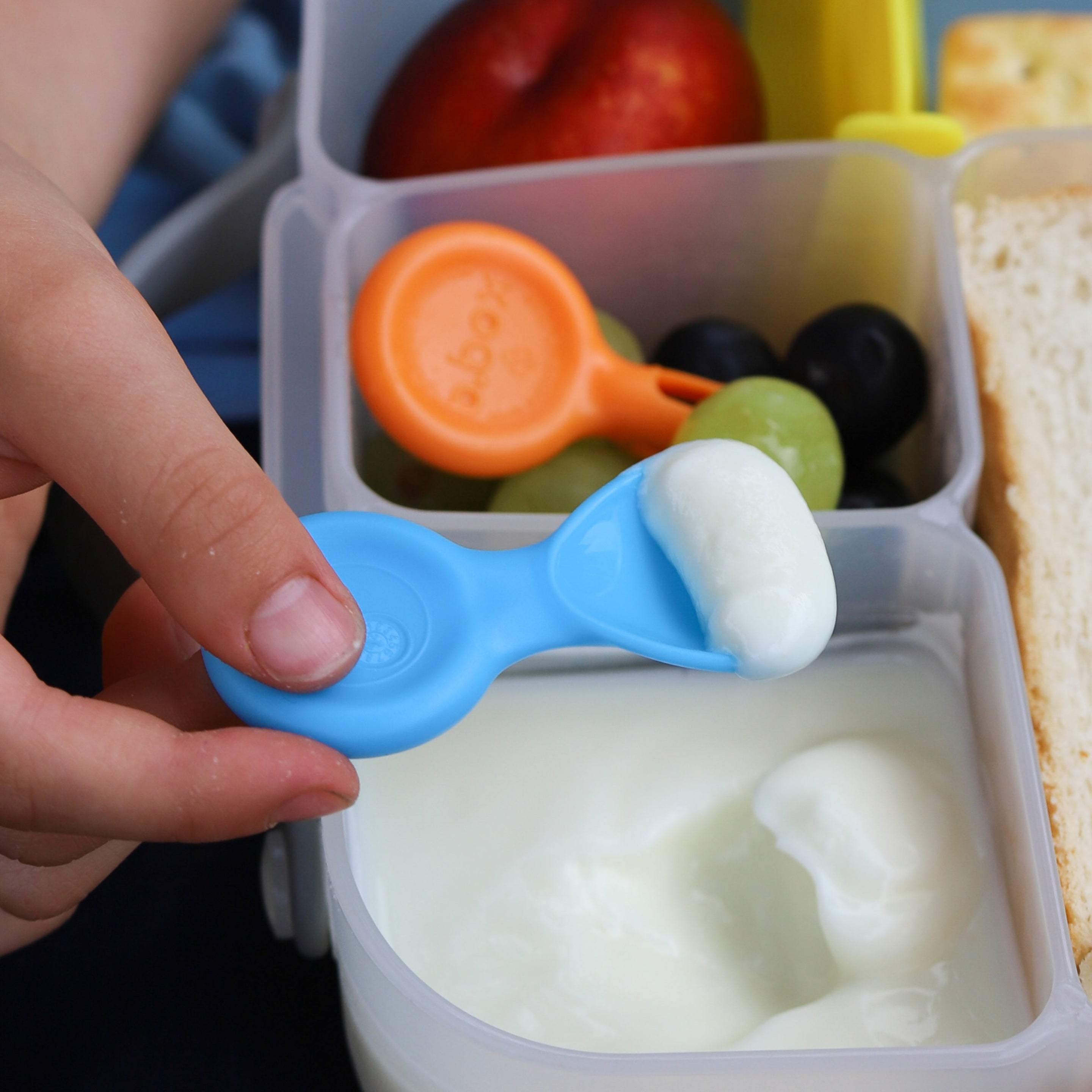 3 pack mini spoon - pastel 3 pack mini spoon - pastel - b.box for kids