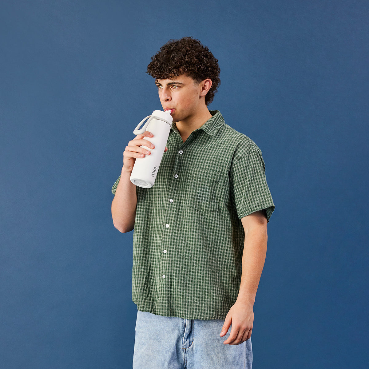 690mL Insulated Flip Top Bottle - white out