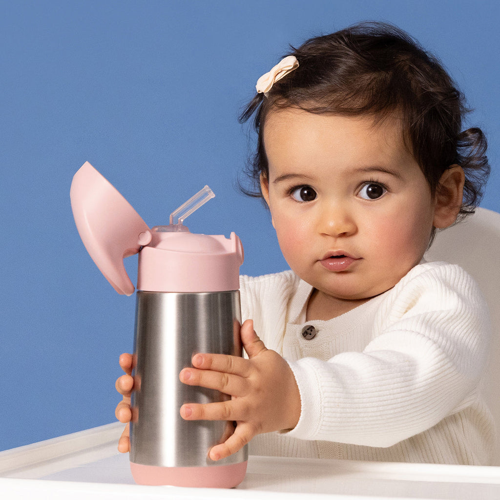 350mL Insulated Drink Bottle - blush crush