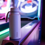 Insulated Flip Top 1 Litre Bottle - lilac love