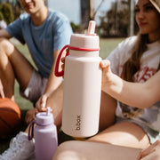 Insulated Flip Top 1 Litre Bottle - pink paradise