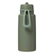 Insulated Flip Top 1 Litre Bottle - olive