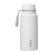 Insulated Flip Top 1 Litre Bottle - white out
