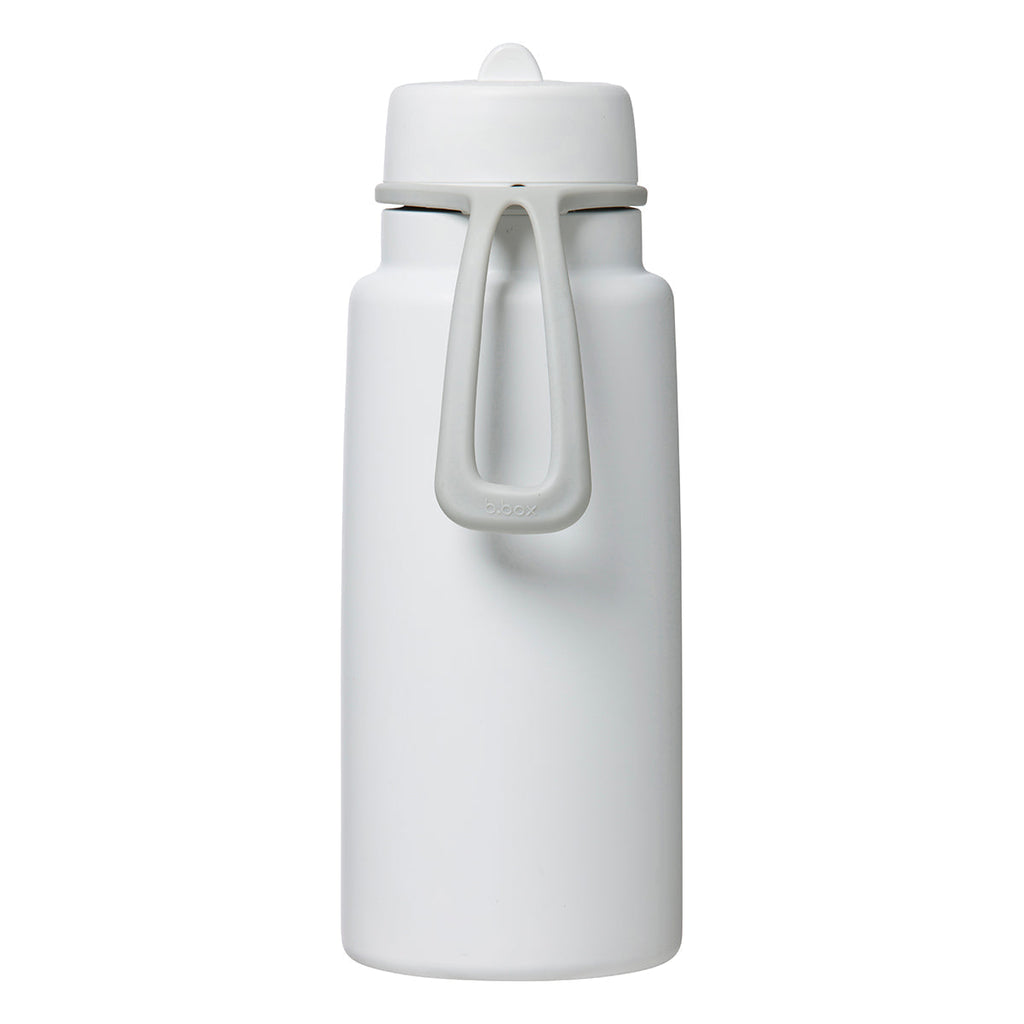 Insulated Flip Top 1 Litre Bottle - white out