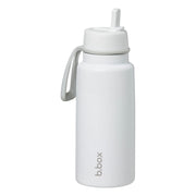 Insulated Flip Top 1 Litre Bottle - white out