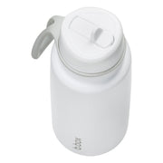 Insulated Flip Top 1 Litre Bottle - white out