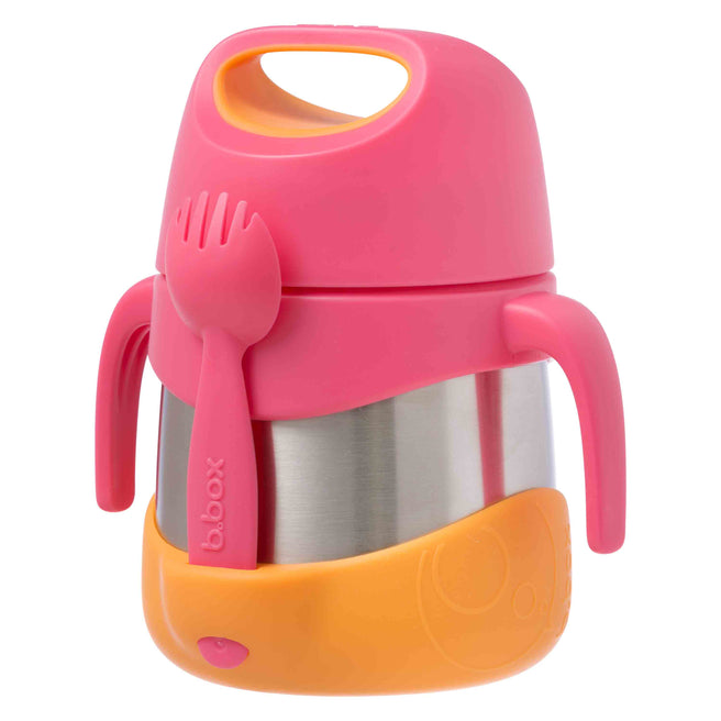 insulated food jar - strawberry shake - b.box for kids