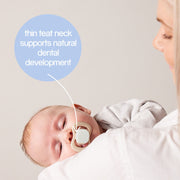 glow pacifier twin pack - sky + sage