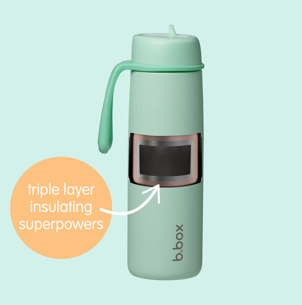 690mL Insulated Flip Top Bottle - lagoon