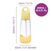 600mL Tritan™ drink bottle - sugar plum