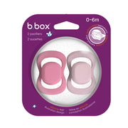 pacifier twin pack - berry + blush