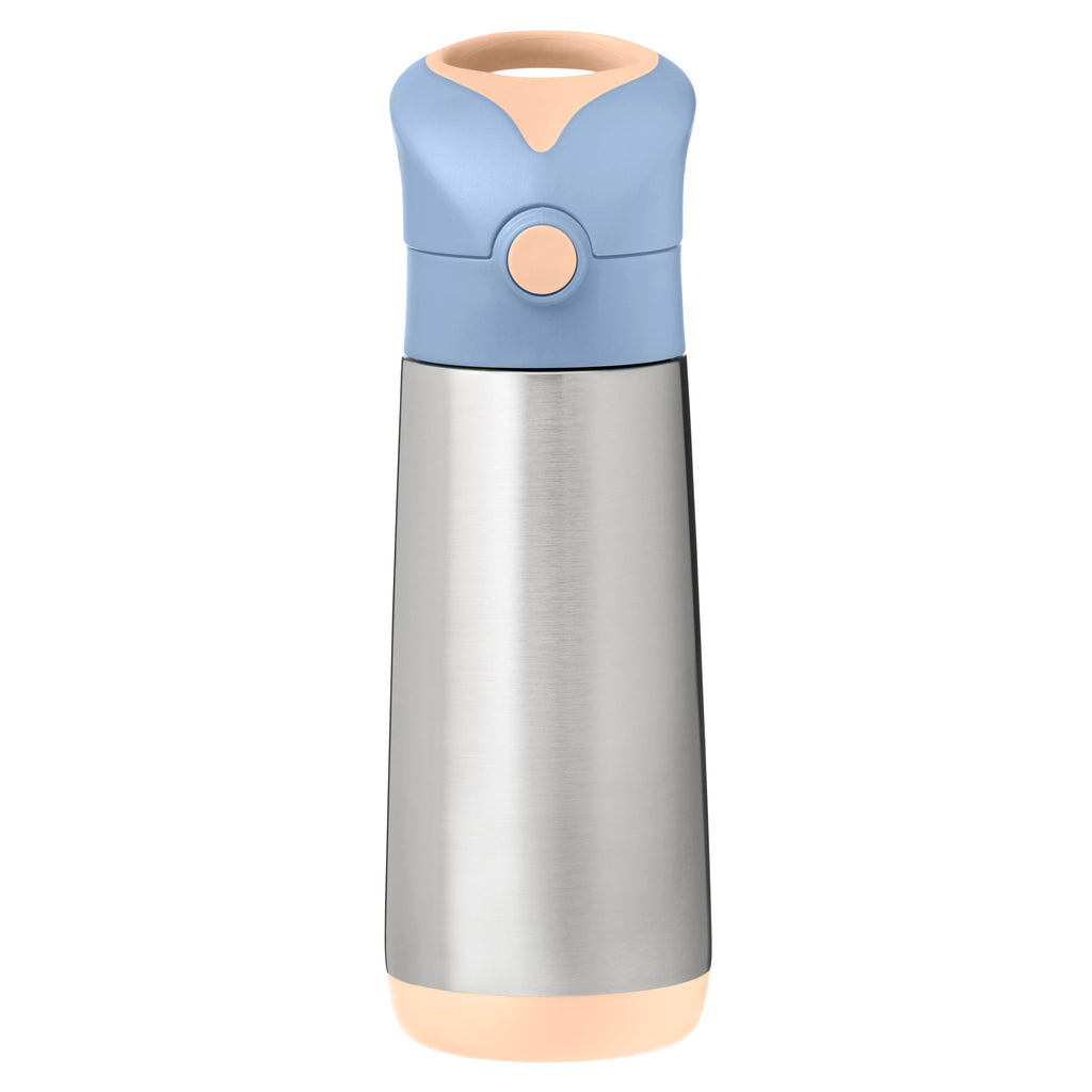 500ml insulated drink bottle - feeling peachy