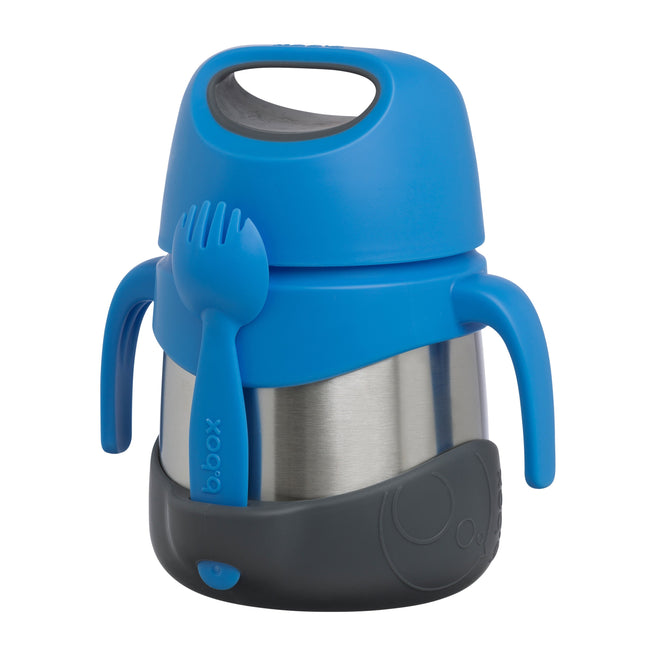 insulated food jar - blue slate - b.box for kids