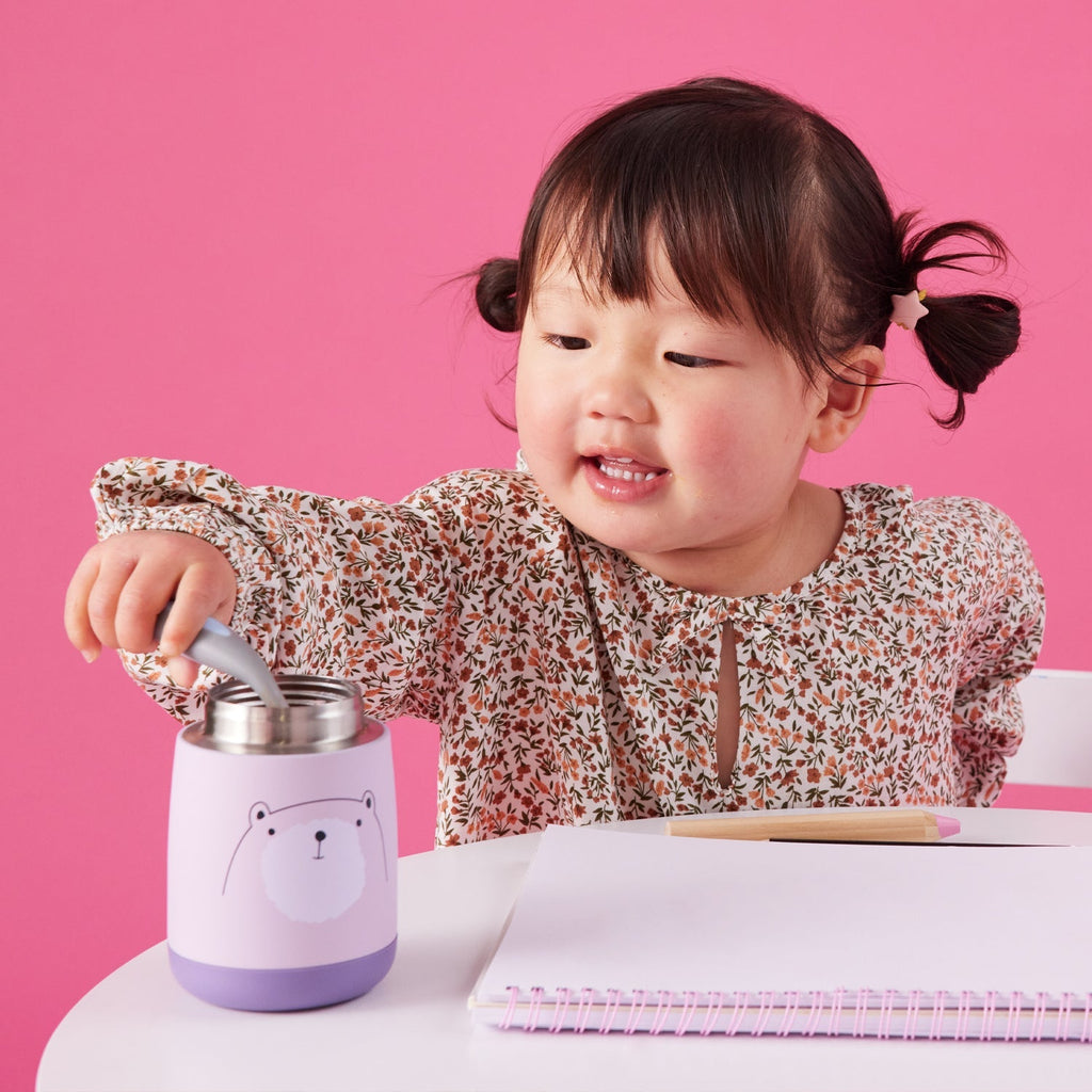 insulated food jar mini - so bunny