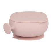Silicone Bowl + Lid - blush