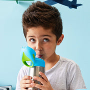 child with Insulated drink bottle replacement straw pack - b.box for kids