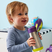 child with Insulated drink bottle replacement straw pack - b.box for kids